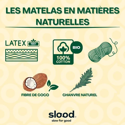 matières des matelas naturels