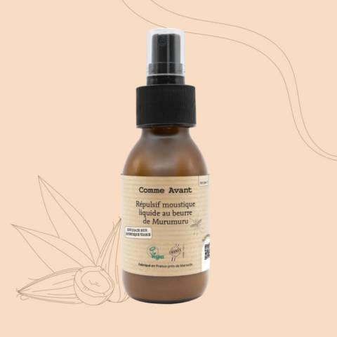 Répulsif anti-moustique liquide au beurre de Murumuru - Comme Avant