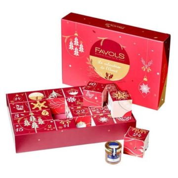 Calendrier de l’Avent Confitures Gourmandes Favols 24 pots