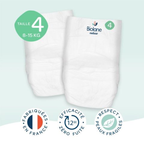 Couches-culottes écologiques taille 4