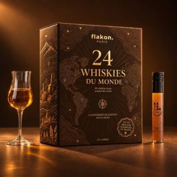 Calendrier de l’Avent 24 whiskies du monde Flakon