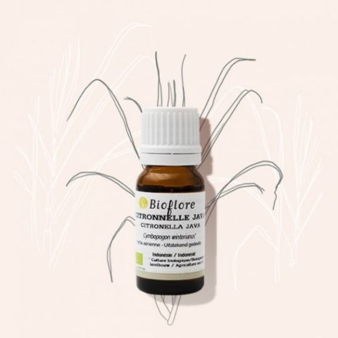 Huile essentielle citronnelle de Java bio 10ml - Bioflore
