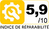 Indice de réparabilité : 5.9/10