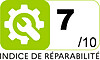Indice de réparabilité : 7/10
