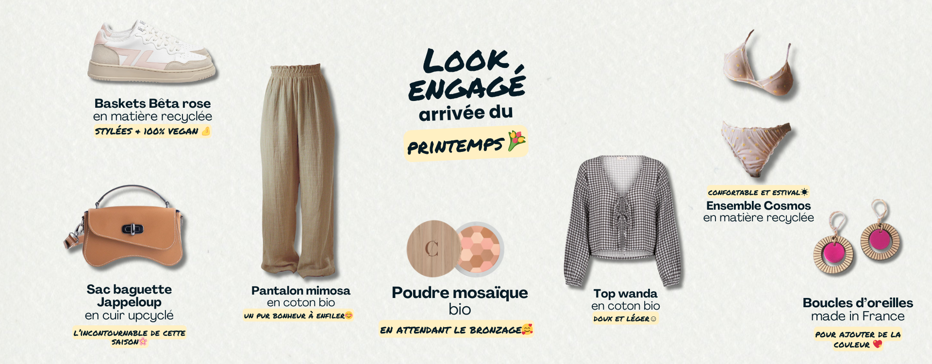 Nos looks engagés Nos looks engagés