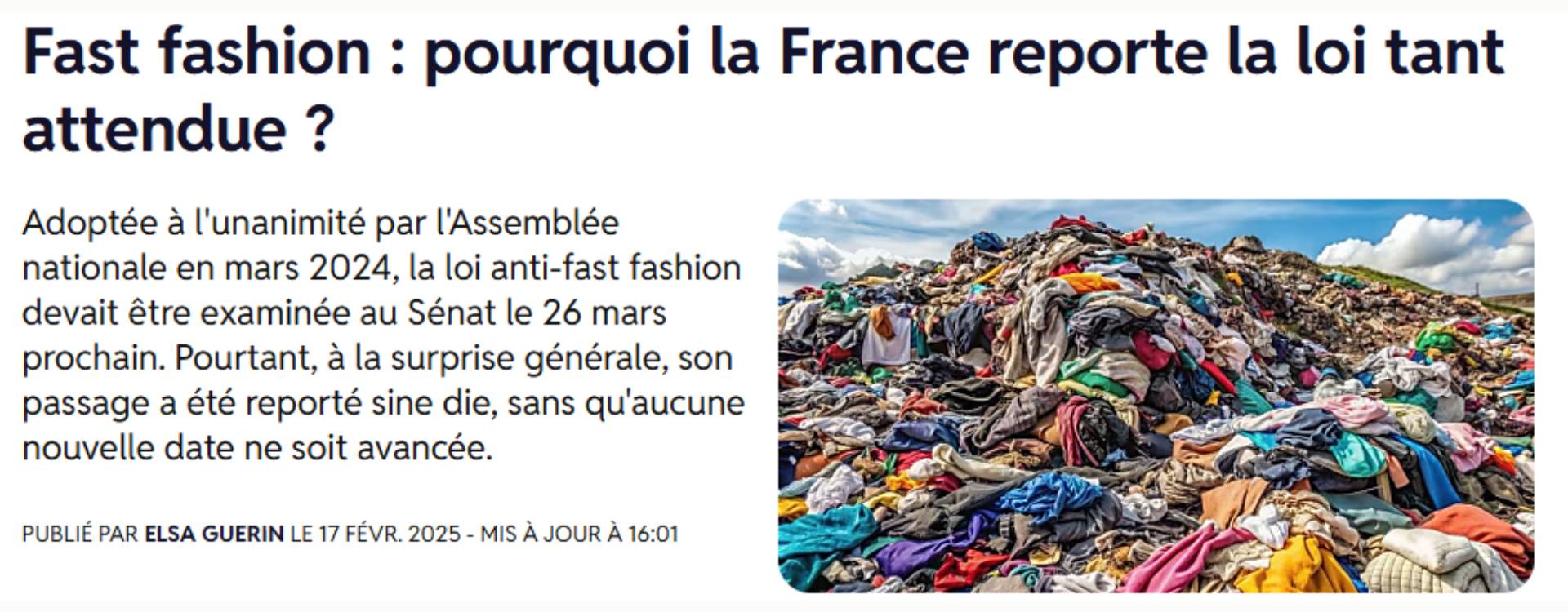 🚨 Fast Fashion : Pourquoi la loi contre Shein et Temu a-t-elle disparu ?