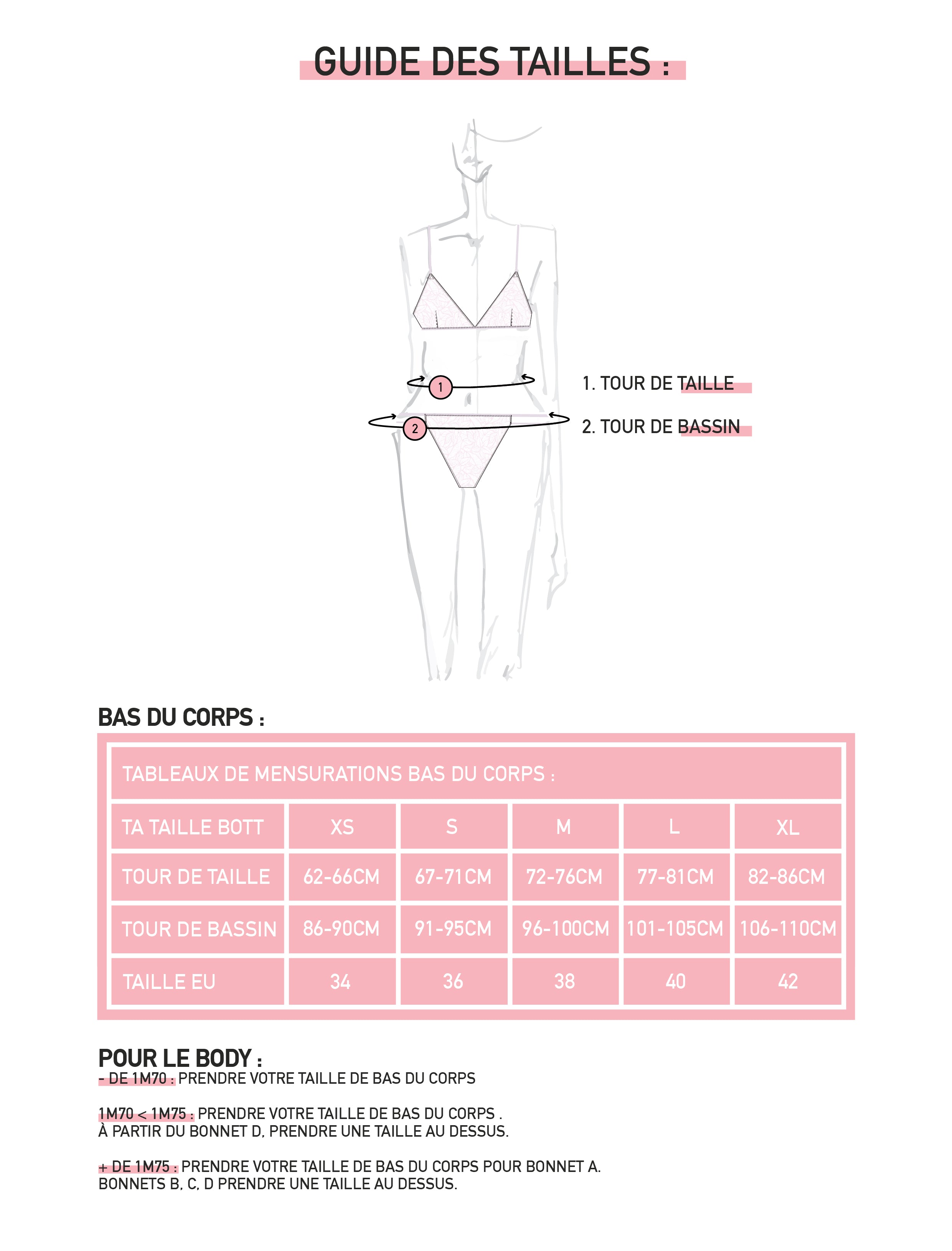 GUIDE DES TAILLES
